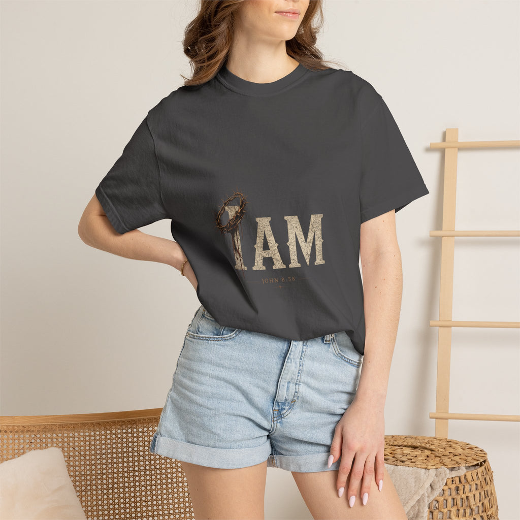 I AM | Garment-Dyed Christian T-Shirt
