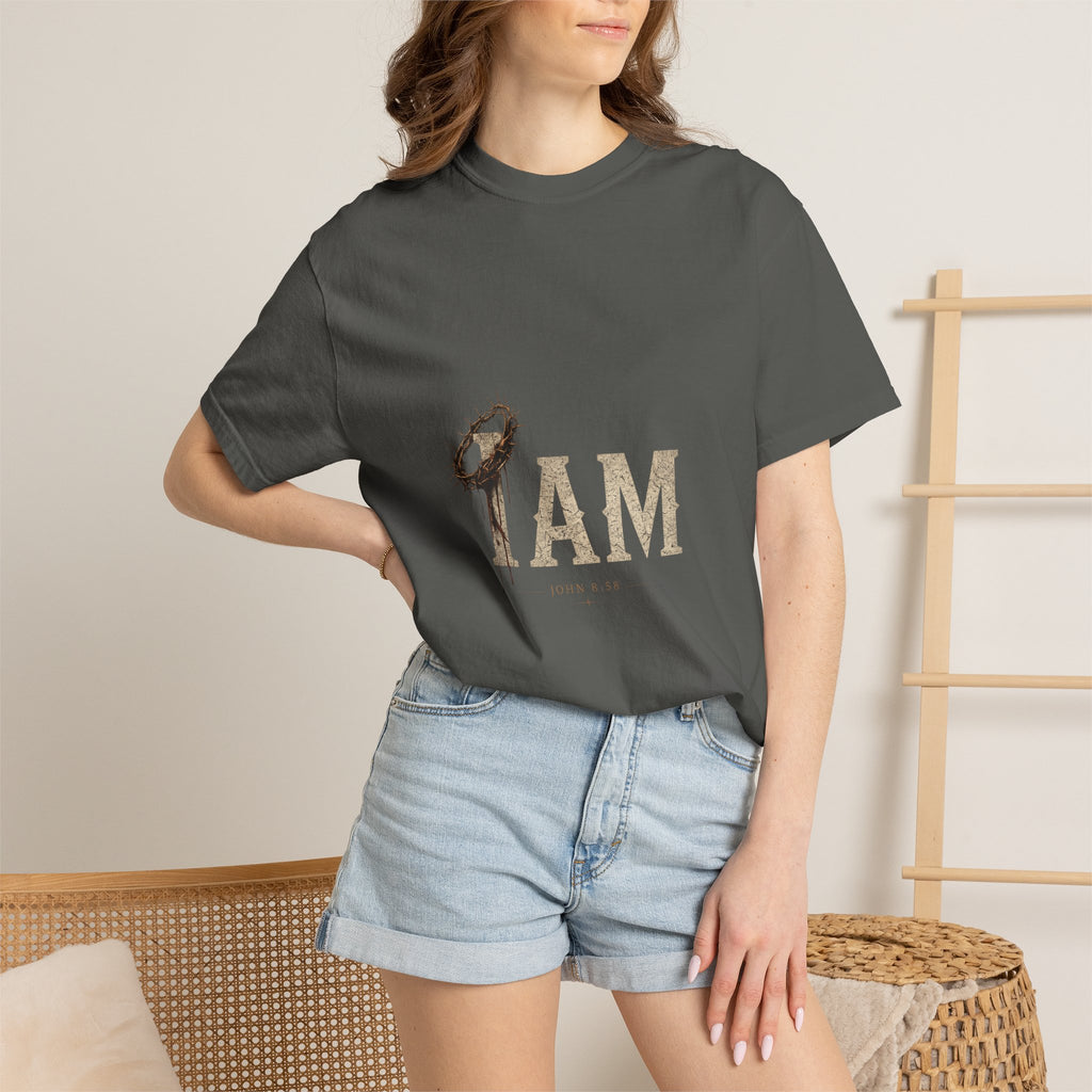 I AM | Garment-Dyed Christian T-Shirt