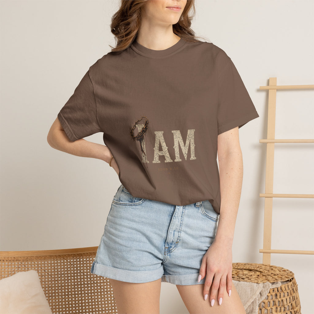 I AM | Garment-Dyed Christian T-Shirt