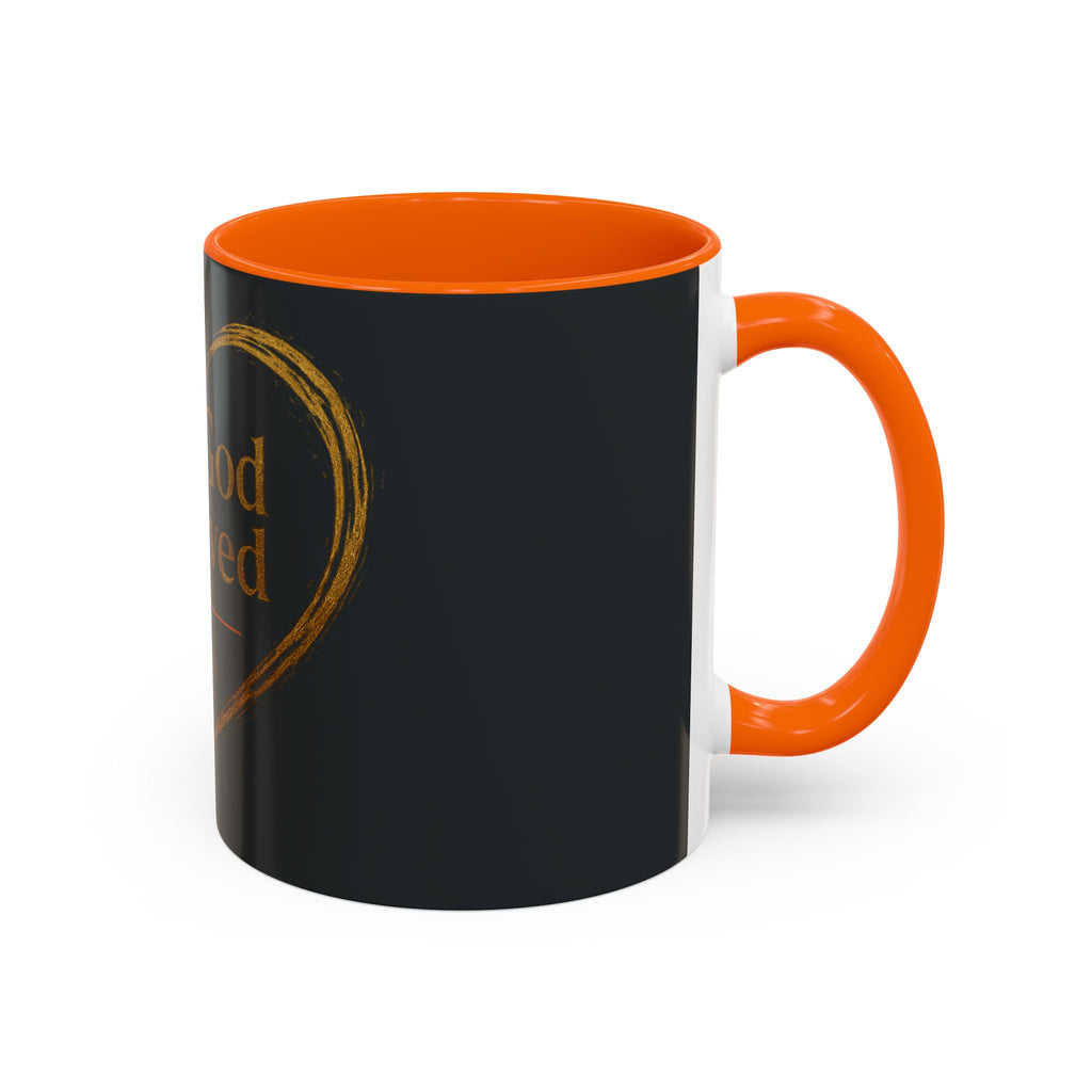 For God So Loved | Two-Tone Christian Coffee Mug