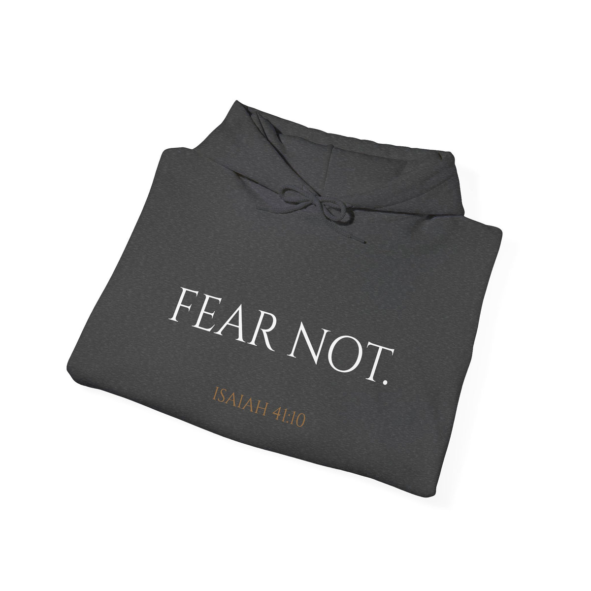 FEAR NOT. | Isaiah 41:10 Embroidered Christian Hoodie