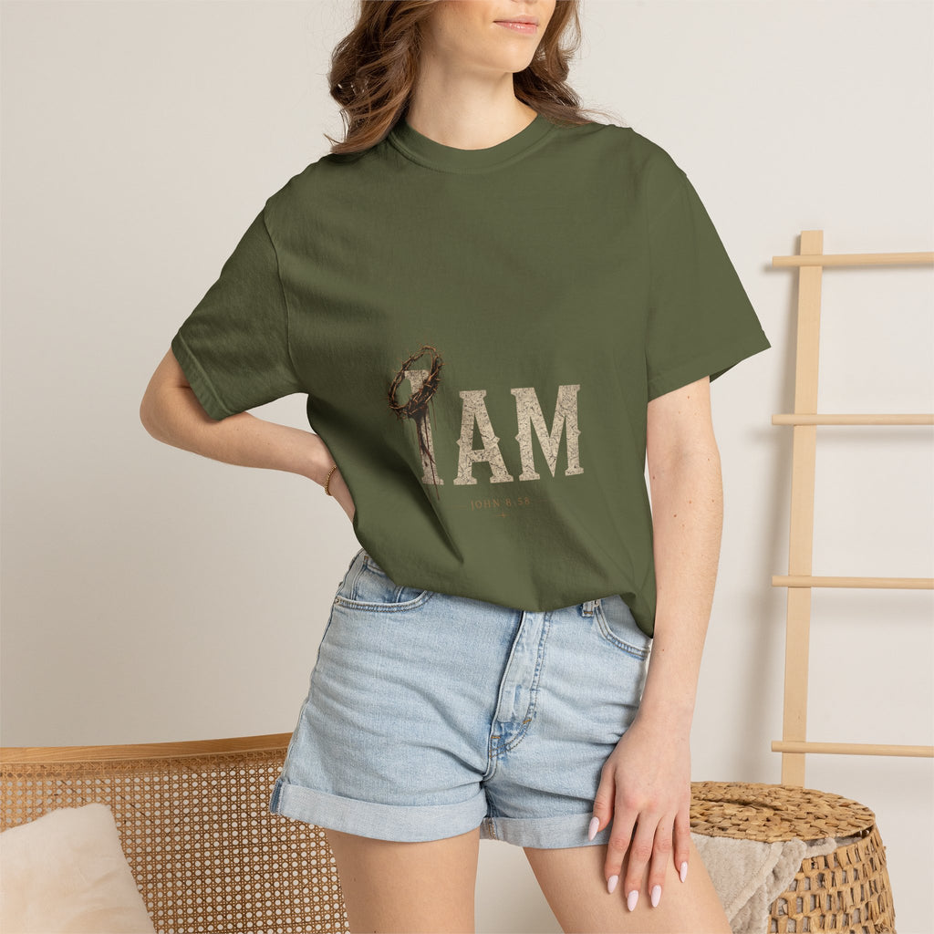 I AM | Garment-Dyed Christian T-Shirt