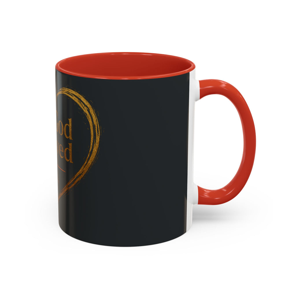 For God So Loved | Two-Tone Christian Coffee Mug