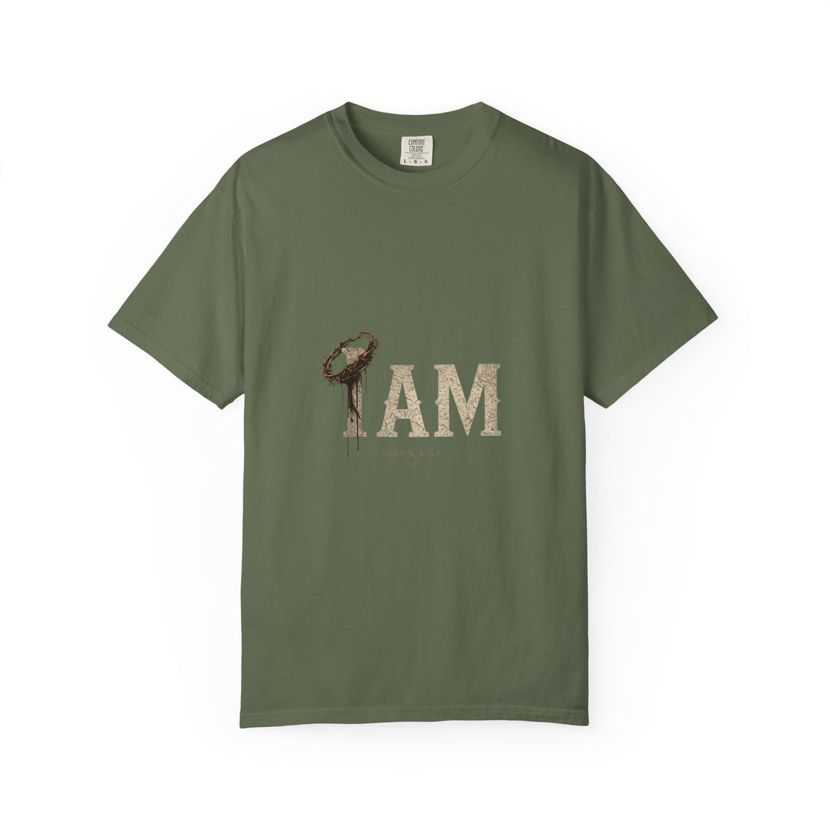 I AM | Garment-Dyed Christian T-Shirt