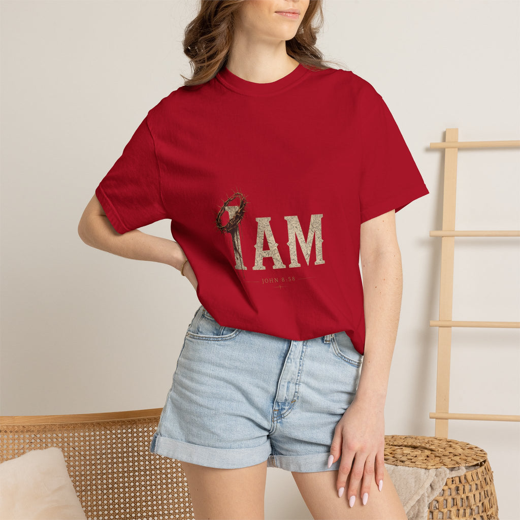 I AM | Garment-Dyed Christian T-Shirt