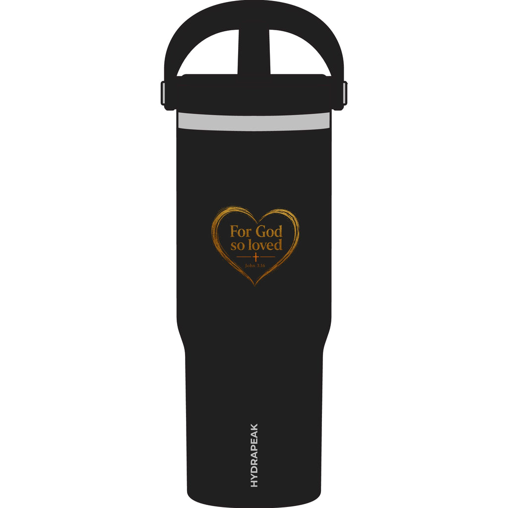For God So Loved heart design Tumbler | 32oz Nomad Stainless Travel Mug