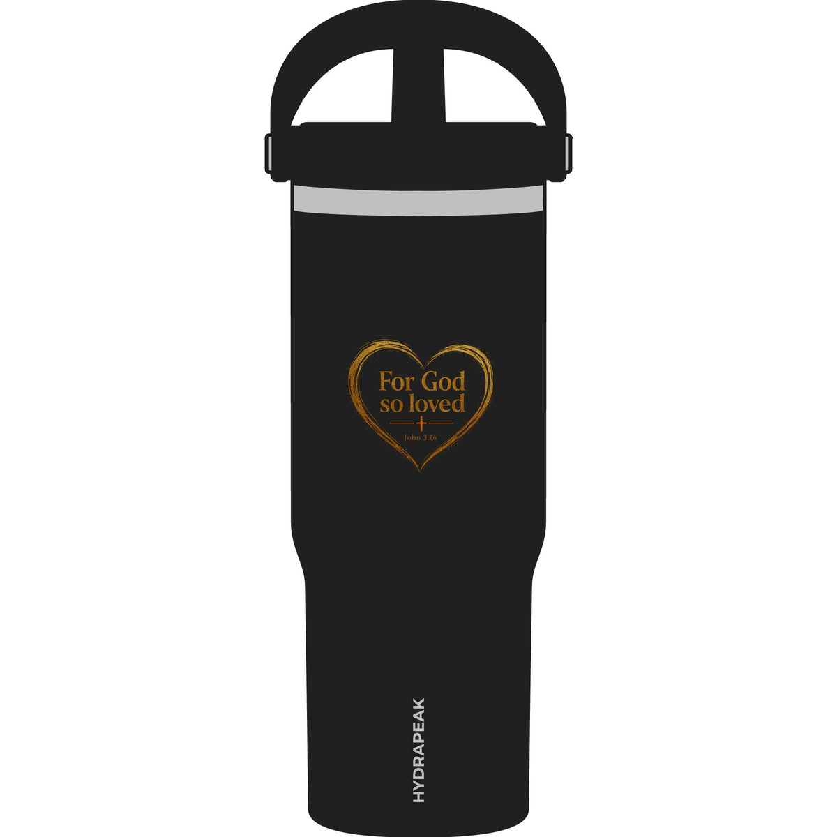 For God So Loved heart design Tumbler | 32oz Nomad Stainless Travel Mug