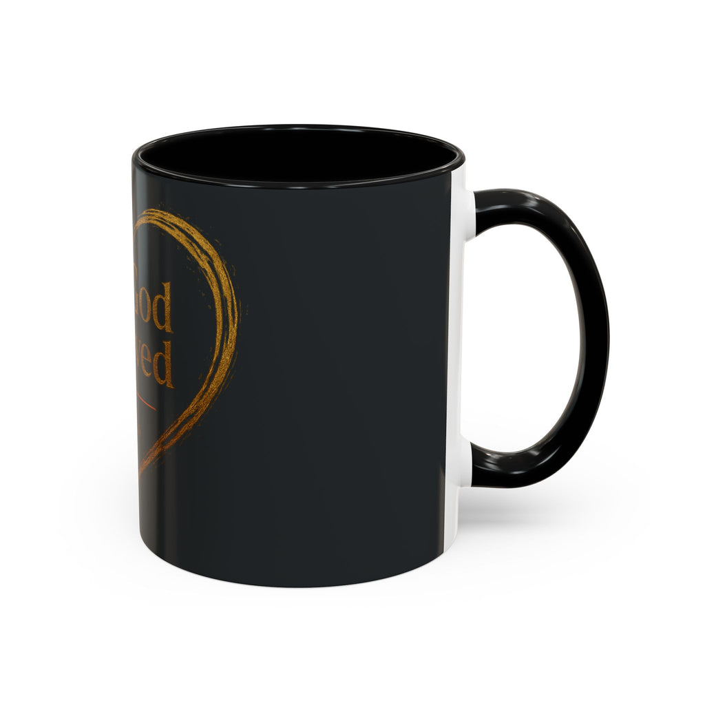 For God So Loved | Two-Tone Christian Coffee Mug